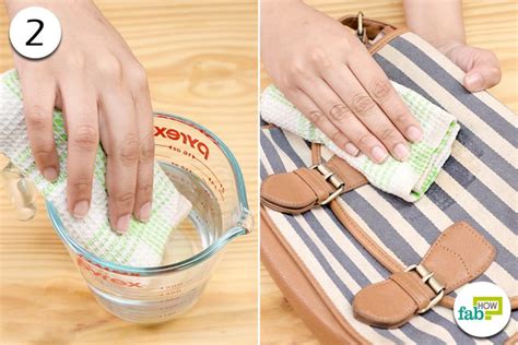 how to clean canvas handbag.